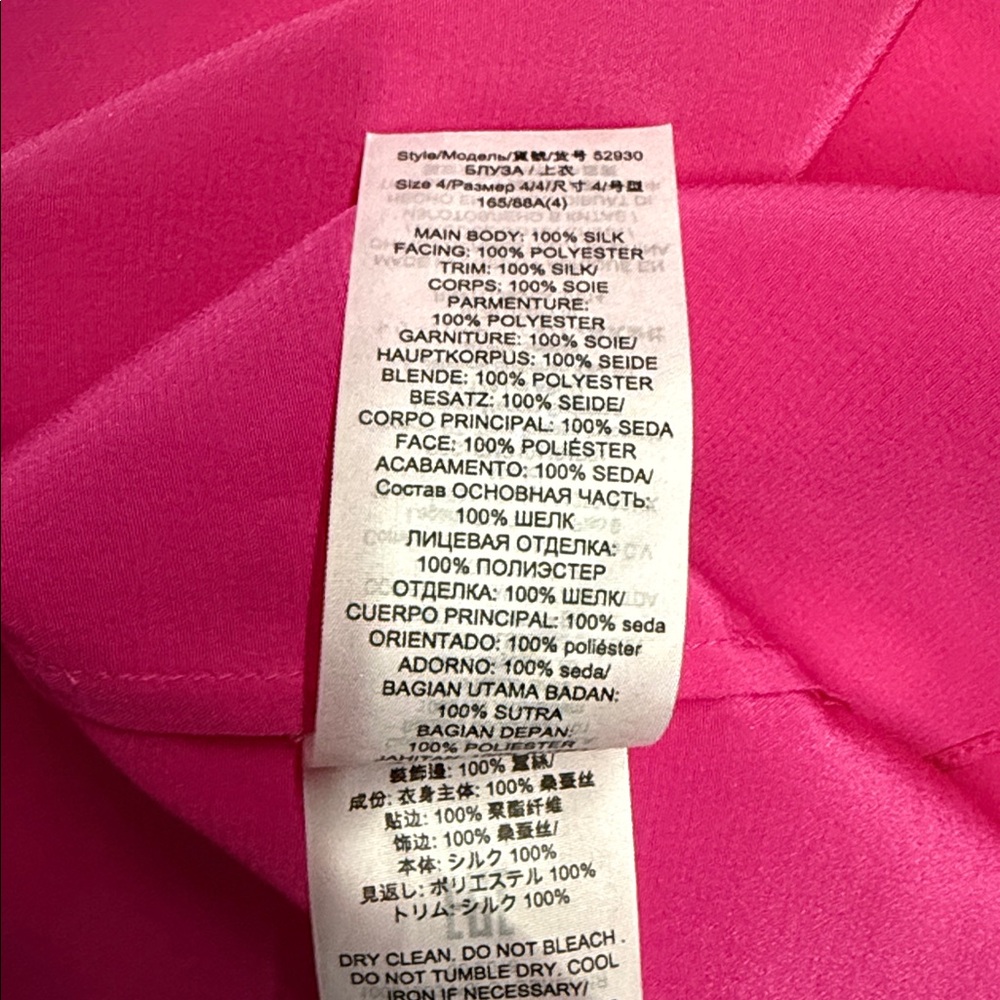 Tory Burch Fuchsia Blouse - Picture 6 of 10